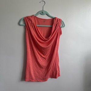 Coral Apt 9 shirted tee. Found no flaws! Slightly dressy T-shirt.